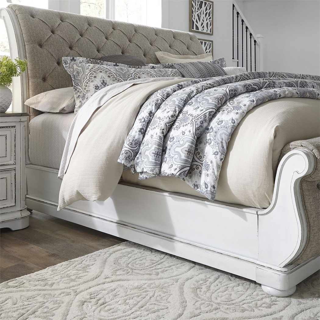 American Design Furniture by Monroe -  Elizabeth Uph Sleigh Bed 4